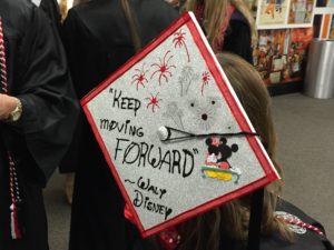 decorated commencement hats