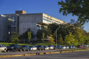 Exterior of the Art + Architecture Building
