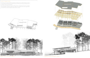 Renderings of design concepts for Lone Oaks Farm