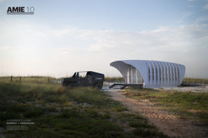 3D-printed structure and vehicle that create and share energy