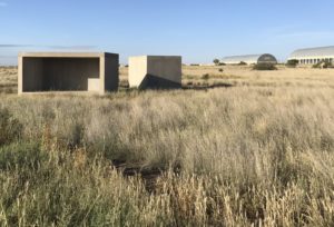 Concrete design in barren field