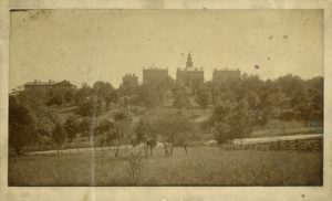 A photo of UT campus in 1900
