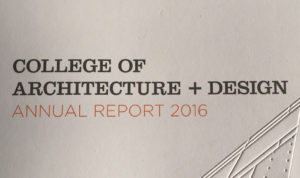 The cover of the 2016 Annual Report