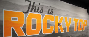 Painting on wall This is Rocky Top
