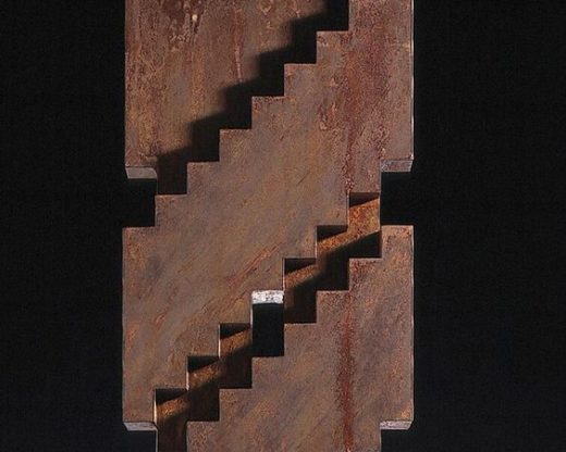 A sculpture of stairs by Juhani Pallasmaa