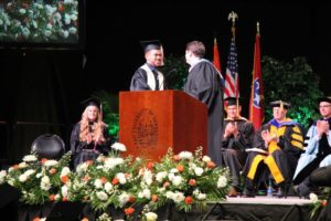 Dillon Dunn and Jason Young at Spring Commencement 2018