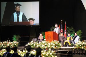 Dillon Dunn at Spring Commencement 2018