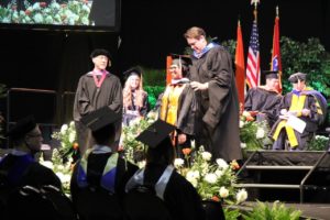 Hooding at Spring Commencement 2018