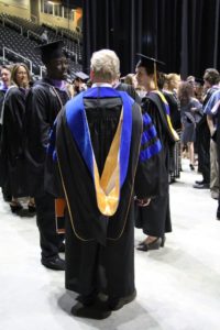 Students and Faculty at Spring Commencement 2018