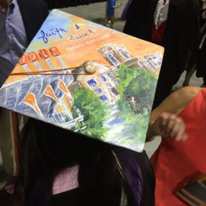 Student Cap at Spring Commencement 2018