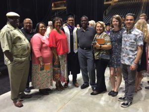 Dillon Dunn and family at Spring Commencement 2018