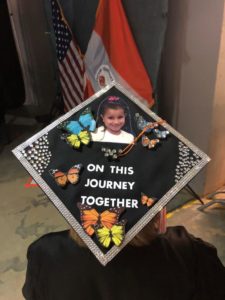 Cap at Spring Commencement 2018