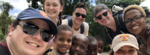 Students and children in Haiti
