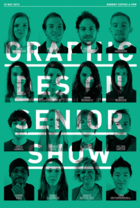 Animated poster of the 2013 senior show