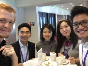 Students at Undergraduate Awards with other international students