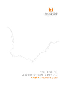 Map of TN River on cover of annual report