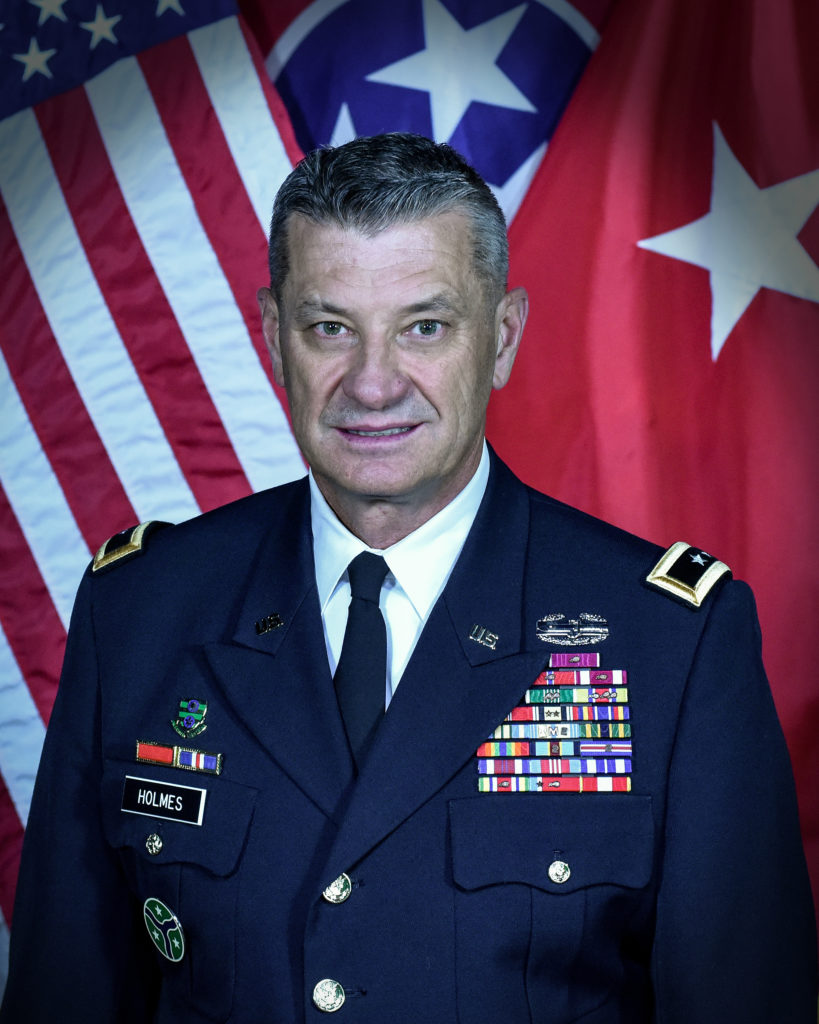 Headshot of Major General Jeffrey Holmes