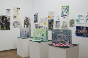 Exhibit of artwork