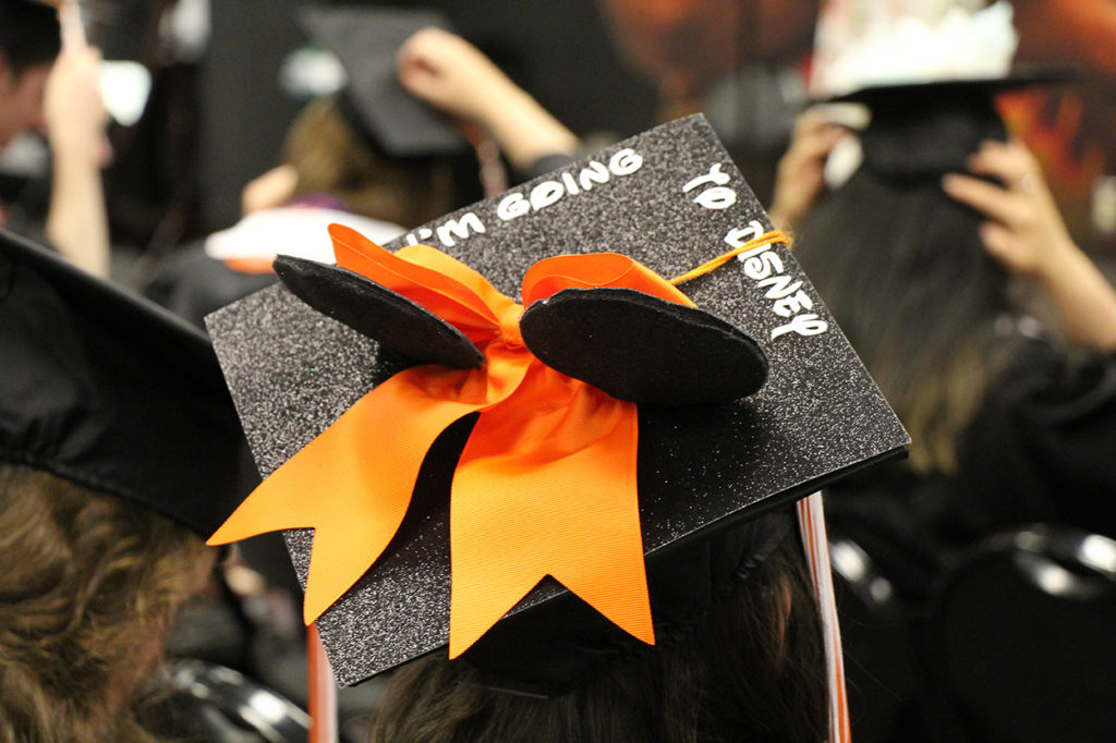 disney cap at graduation