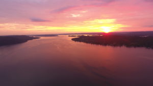 the Tennessee River at sunrise
