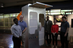 one student group with their micro house