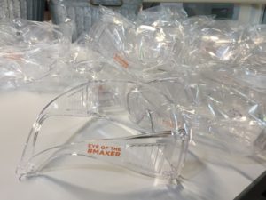 Welcome Back Day 2019 safety glasses