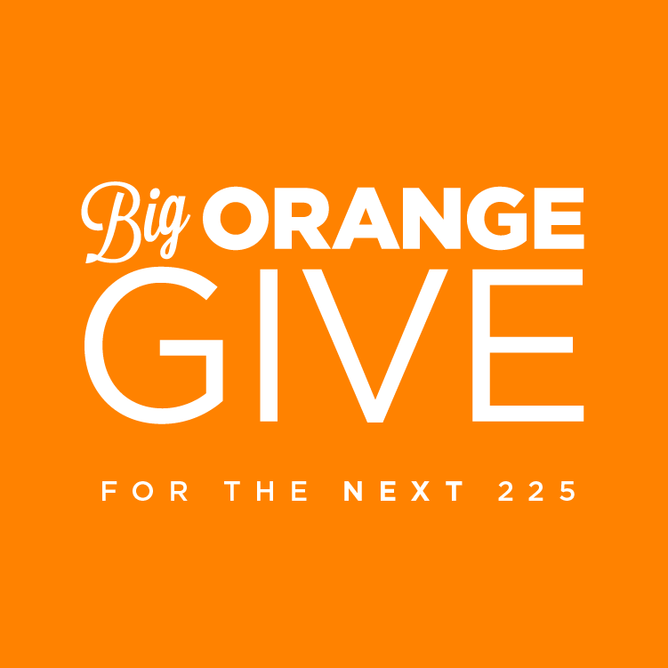 Graphic display of Big Orange Give