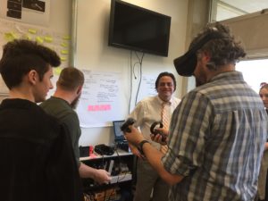 Students test VR in App.Farm