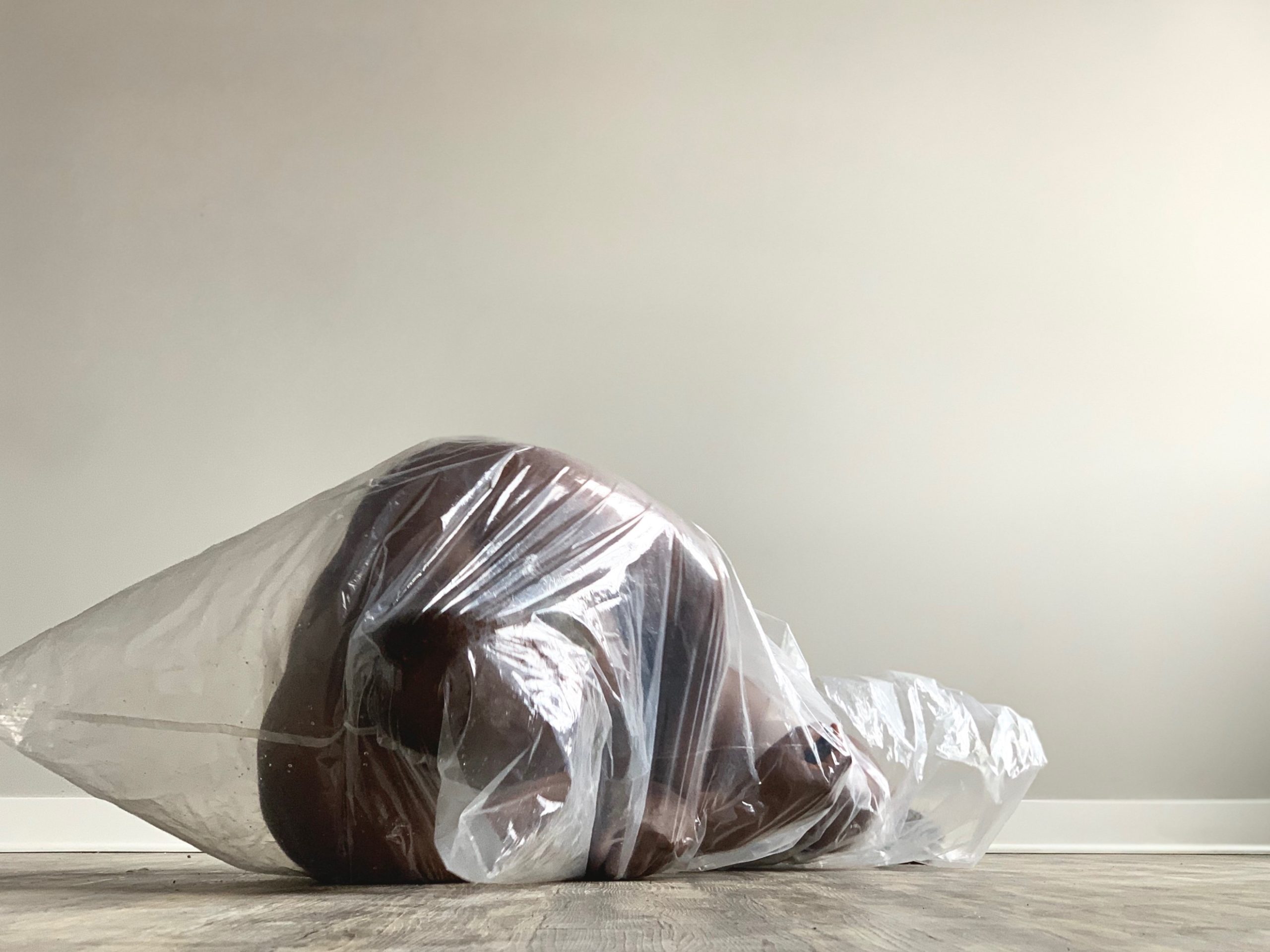 Brown objects in plastic bag
