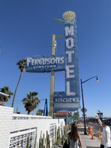 old motel sign in Las Vegas