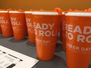 Career Day 2020 orange cups