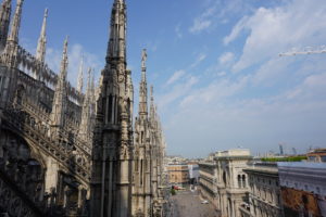 Milan Italy spires