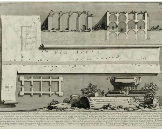 Piranesi etching of a structure