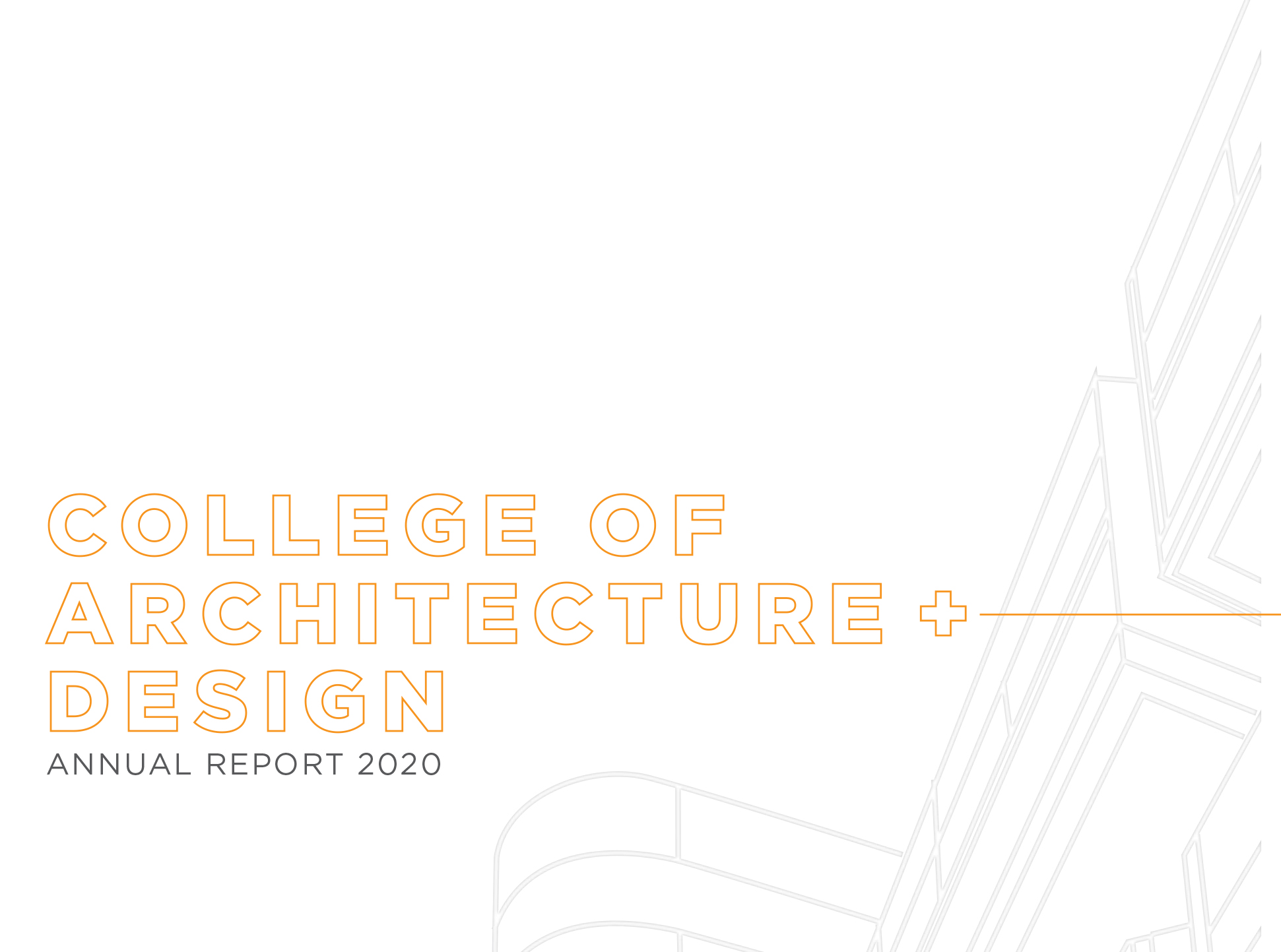 graphic image of cover of 2020 annual report