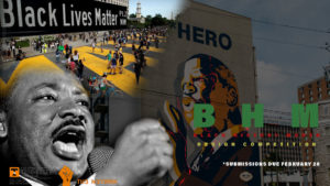 graphic image of Black History Month info