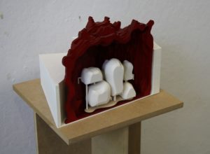 image of student model at final reviews