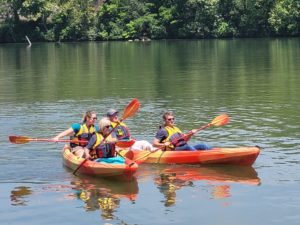 Tennessee RiverLine launch event Plowman Boyd kayakers