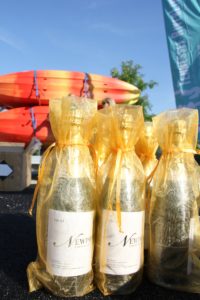 Tennessee RiverLine launch event christening bottles