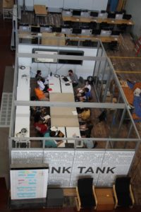 students in Think Tank