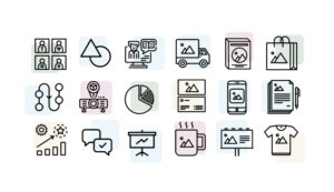graphic image of various icons
