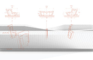 schematic of benches