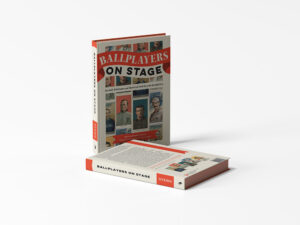 Ballplayers on Stage! Cover Design, Ciara Chauncey, book cover proposals for the UT Press as a part of Lecturer Tommi Gill’s advanced typography course.
