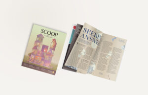 SCOOP Magazine layout