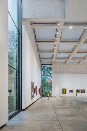 Interior of the Juan Soriano Contemporary Art Museum. Photo by Rafael Gamo.